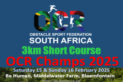 OSFSA - OCR SA Champs - 3km Short Distance