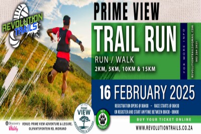 Prime View Trail Run/Walk - 16 February 2025