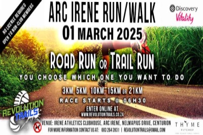 ARC Irene Run/Walk -  1 March 2025