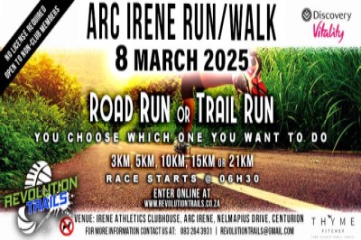 ARC Irene Run/Walk -  8 March 2025