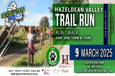 Hazeldean Valley Trail Run/Walk - 9 March 2025