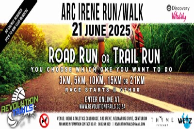 ARC Irene Run/Walk -  21 June 2025