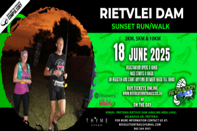 Rietvlei Dam Sunset Run/Walk - 18 June 2025
