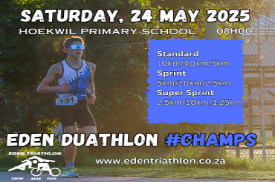 Eden Triathlon 24/25 - Eden Duathlon Champs