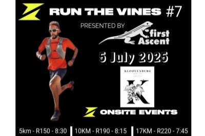 RTV 2025 #7 presented by First Ascent - Kloovenburg Wines
