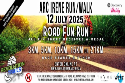 ARC Irene Road Fun Run/Walk - 12 July 2025 ARC Irene Road Fun Run/Walk - 12 July 2025