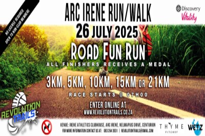 ARC Irene Road Fun Run/Walk - 26 July 2025 ARC Irene Road Fun Run/Walk - 26 July 2025