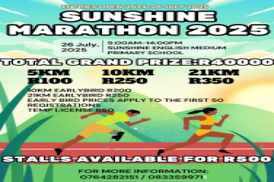 Sunshine Marathon 2025 Sunshine Marathon 2025