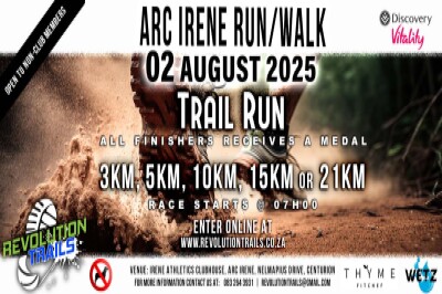 ARC Irene Trail Run/Walk - 2 August 2025 ARC Irene Trail Run/Walk - 2 August 2025