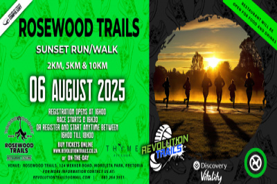 Rosewood Trails Sunset Run/Walk - 6 August 2025