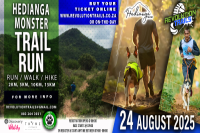 Hedianga Monster Trail Run/Walk - 24 August 2025