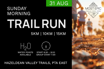 Sunday Morning Trail Run - Hazeldean Valley Trails Sunday Morning Trail Run - Hazeldean Valley Trails