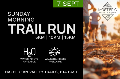 Sunday Morning Trail Run - Hazeldean Valley Trails