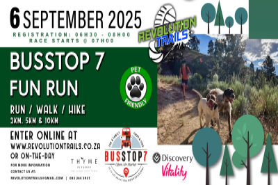 BusStop7 Fun Run/Walk - 6 September 2025 BusStop7 Fun Run/Walk - 6 September 2025