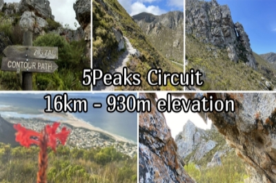 5Peaks Circuit,16km - 930m elevation 5Peaks Circuit,16km - 930m elevation