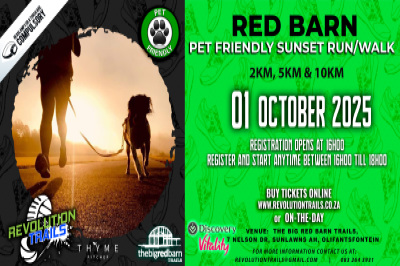 Barn Pet Friendly Sunset Run/Walk - 1 October 2025