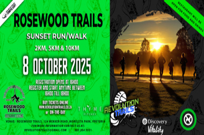 Rosewood Trails Sunset Run/Walk - 8 October 2025