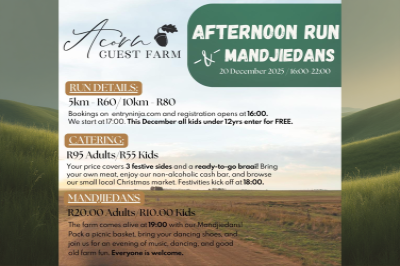 Acorn Afternoon Run&Mandjiedans