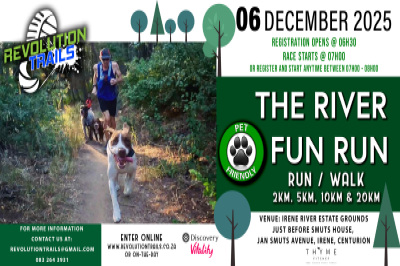 The River Fun Run/Walk - 6 December 2025 The River Fun Run/Walk - 6 December 2025