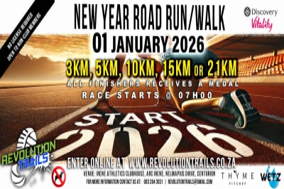 New Year Road Run/Walk - 1 January 2026