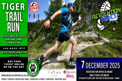 Tiger Trail Run/Walk - 7 December 2025