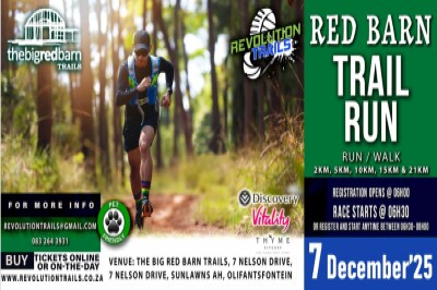 Red Barn Trial Run/Walk - 7 December 2025