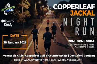 Copperleaf Jackal Night Run/Walk - 28 January 2026