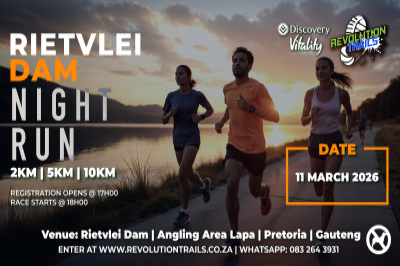 Rietvlei Dam Night Run/Walk - 11 March 2026
