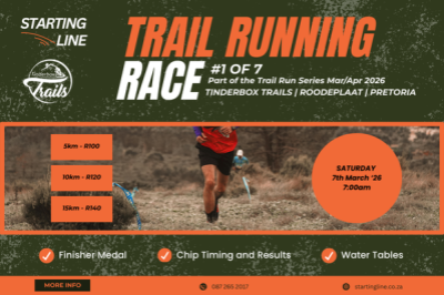 Starting Line Trail Series #1 — Tinderbox Trails (7 Mar 2026)