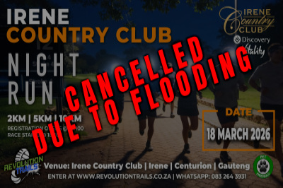Irene Country Club Night Run/Walk - 18 March 2026