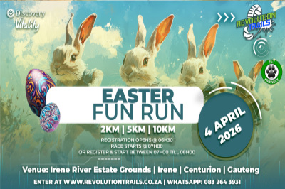 Easter Fun Run/Walk @ Irene River - 4 April 2026