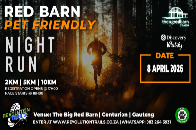 Big Red Barn Night Run/Walk - 8 April 2026