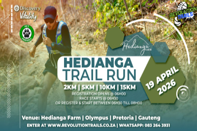Hedianga Monster Trail Run/Walk - 19 April 2026