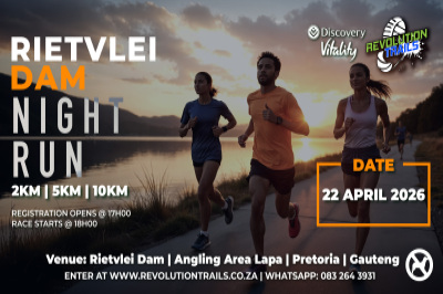 Rietvlei Dam Night Run/Walk - 22 April 2026