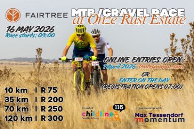 Fairtree MTB/Gravel Race @ Onze Rust Estate