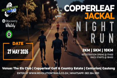 Copperleaf Jackal Night Run/Walk - 27 May 2026