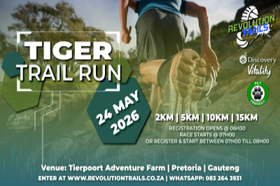 Tiger Trail Run/Walk - 24 May 2026