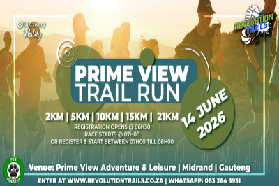 Prime View Trail Run/Walk - 14 June 2026