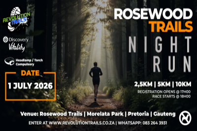 Rosewood Trails Night Run/Walk - 1 July 2026