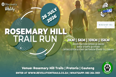 Rosemary Hill Trail Run/Walk - 26 July 2026