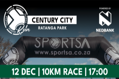 Nedbank SportSA Run Century City 10km
Sat 12 Dec 2026
@
Cape Town, Western Cape