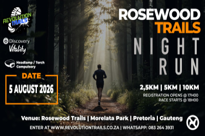Rosewood Trails Night Run/Walk - 5 August 2026