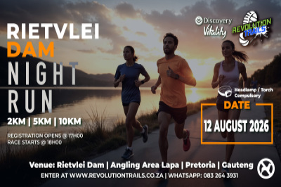 Rietvlei Dam Night Run/Walk - 12 August 2026