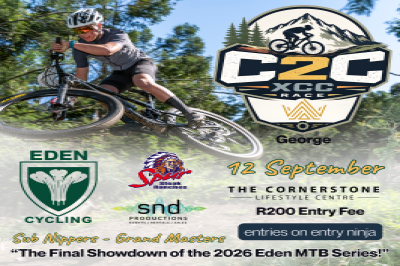 C2C XCC
                 
                                            Sat 12 Sep 2026
                                        @
                    George, Western Cape