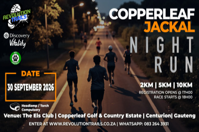Copperleaf Jackal Night Run/Walk - 30 September 2026