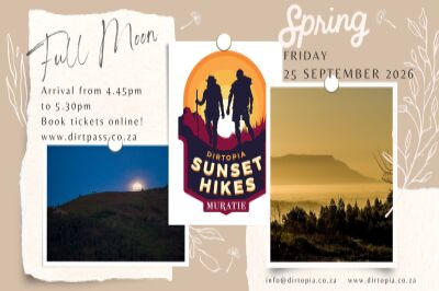 Sunset to Full Moon Hike @ Muratie SPRING
Fri 25 Sep 2026
@
Stellenbosch, Western Cape
