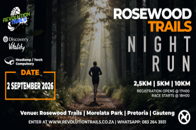 Rosewood Trails Night Run/Walk - 2 September2026