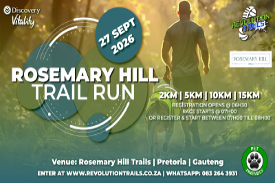 Rosemary Hill Trail Run/Walk - 27 September 2026