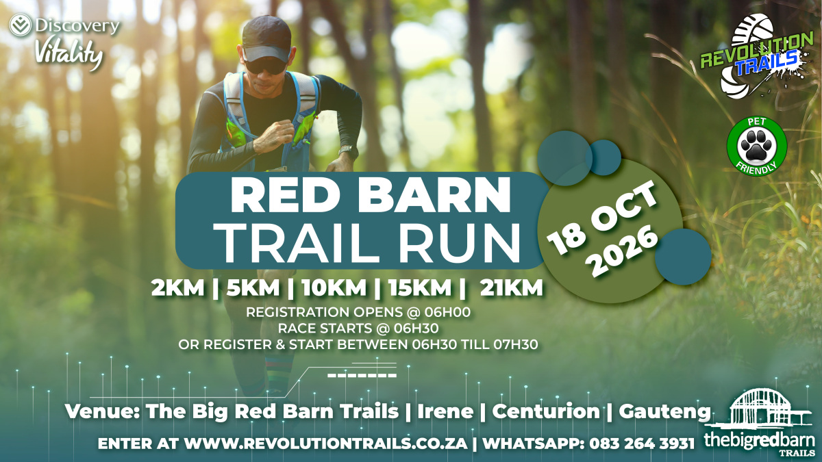 Red Barn Trail Run/Walk poster